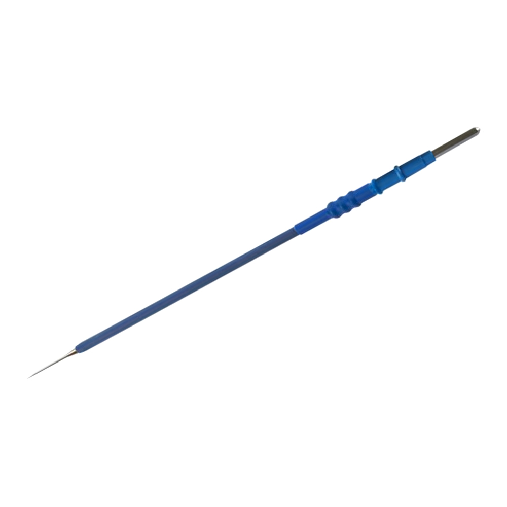 Lame électrochirurgicale en acier inoxydable à tête pointue de 140 mm