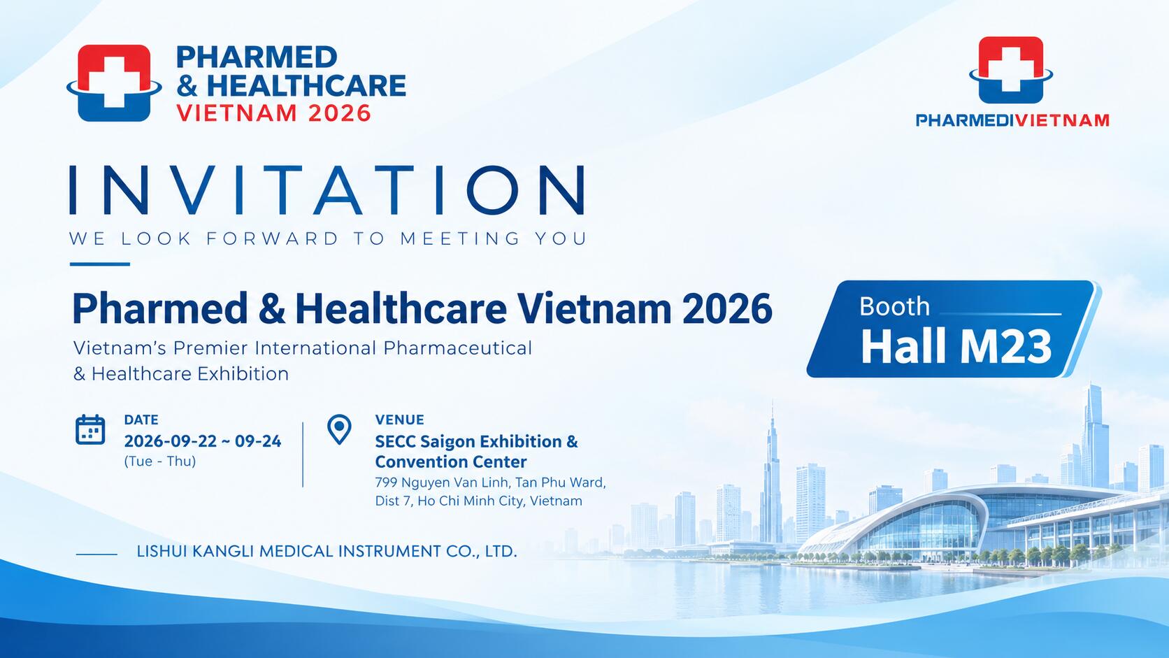 Invitation à Pharmed & Healthcare Vietnam 2026
